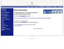 Tablet Screenshot of elsware.nl